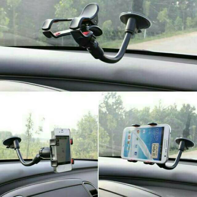 Soft Tube Car Holder Universal / Car Holder Jepit 4 Cakar