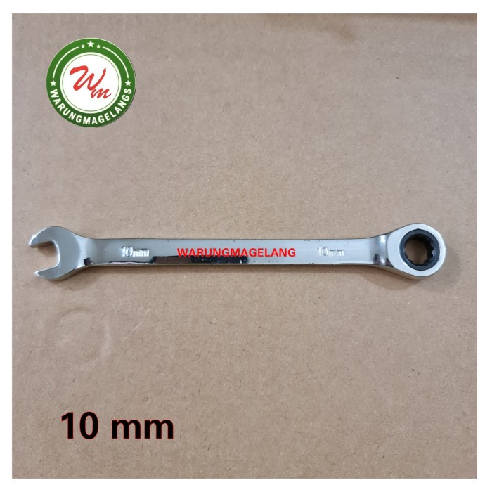KUNCI RING PAS RACHET 10 MM GRATIS ONGKIR EKSTRA