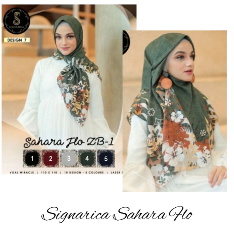 SIGNARICA SAHARA FLO LASERCUT BAHAN VOAL