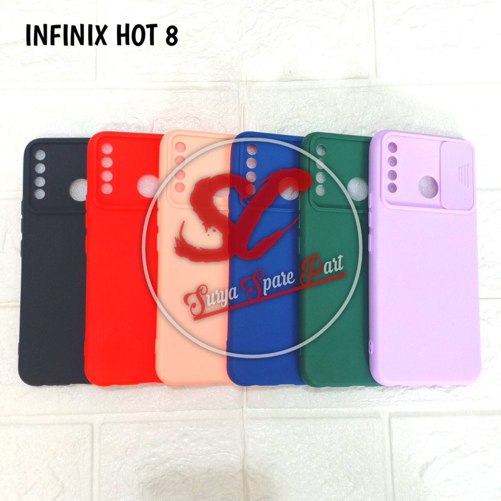 SOFTCASE SLIDE CAMERA PROTECTOR INFINIX HOT 8 HOT 9 PLAY INFINIX HOT 10 - SC