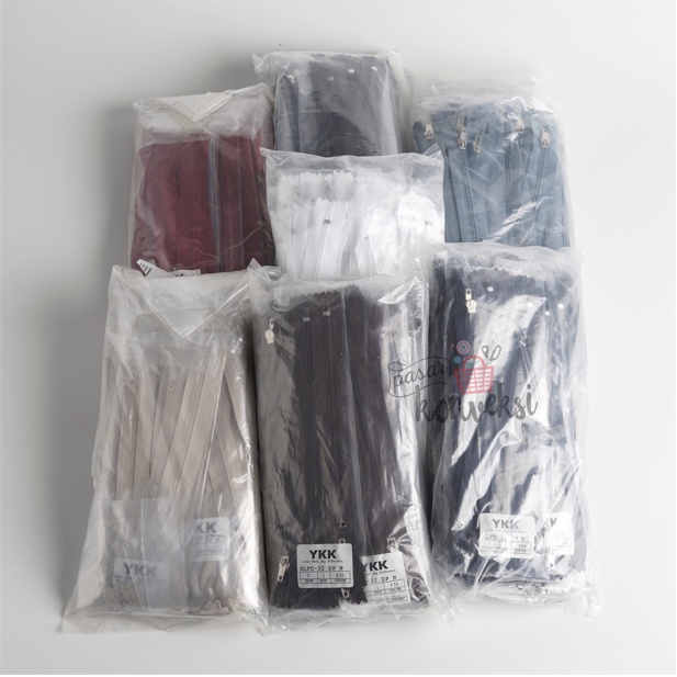 Resleting YKK SFC-32 EKO 7” (10 lusin) SAMA WARNA
