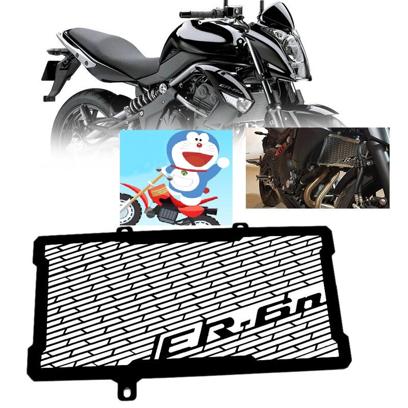 Cover radiator stainless er6 tutup radiator pelindung radiator er6n