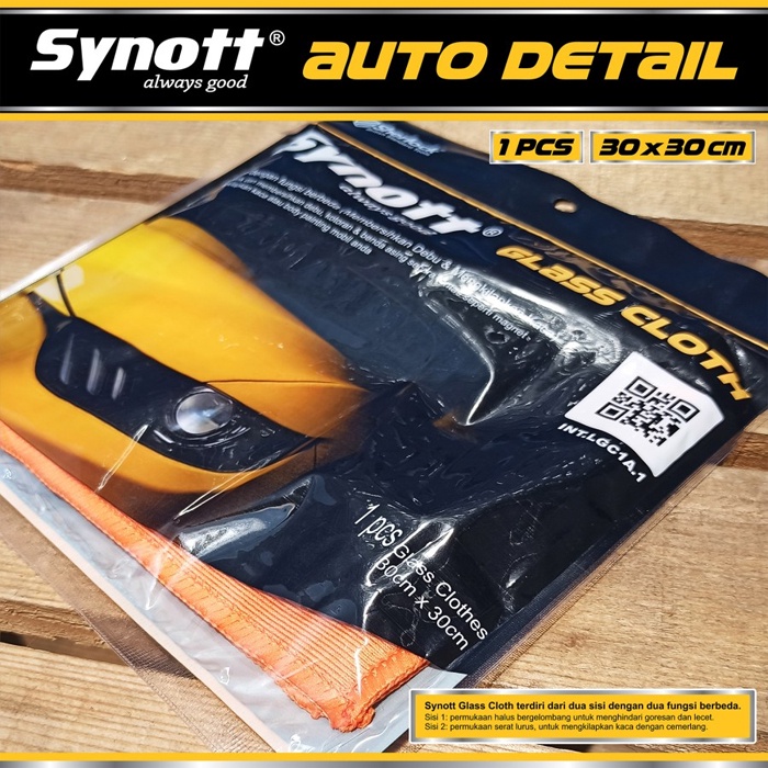 Kain Lap Microfiber Synott Motor, Visor Helm, Mobil, Aman Gores Baret