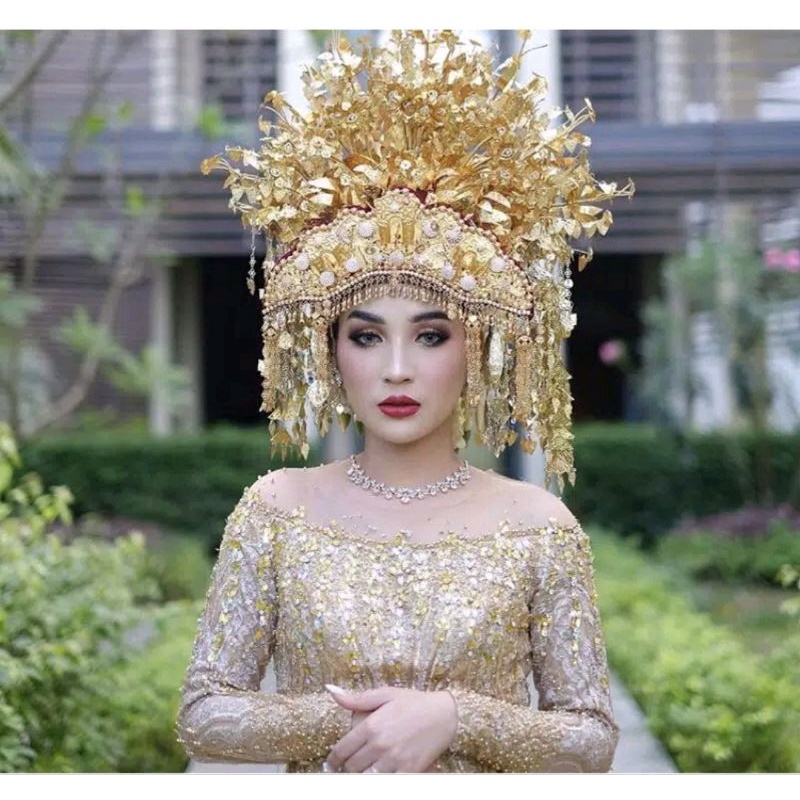 Mahkota pengantin palembang