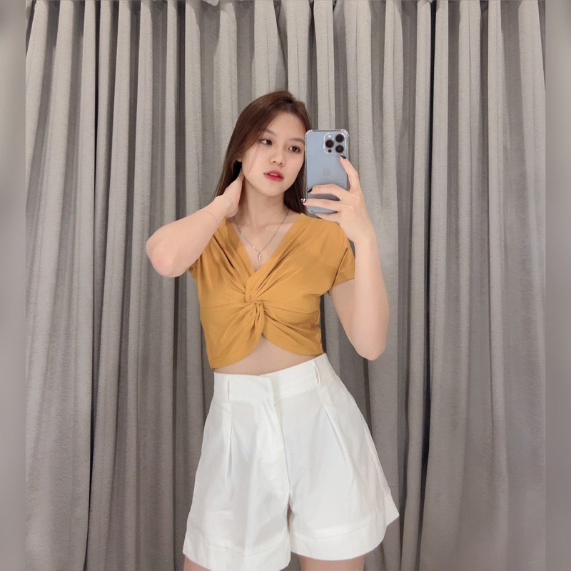 Crop top Cross / Crop top silang / Crop top pita 1659