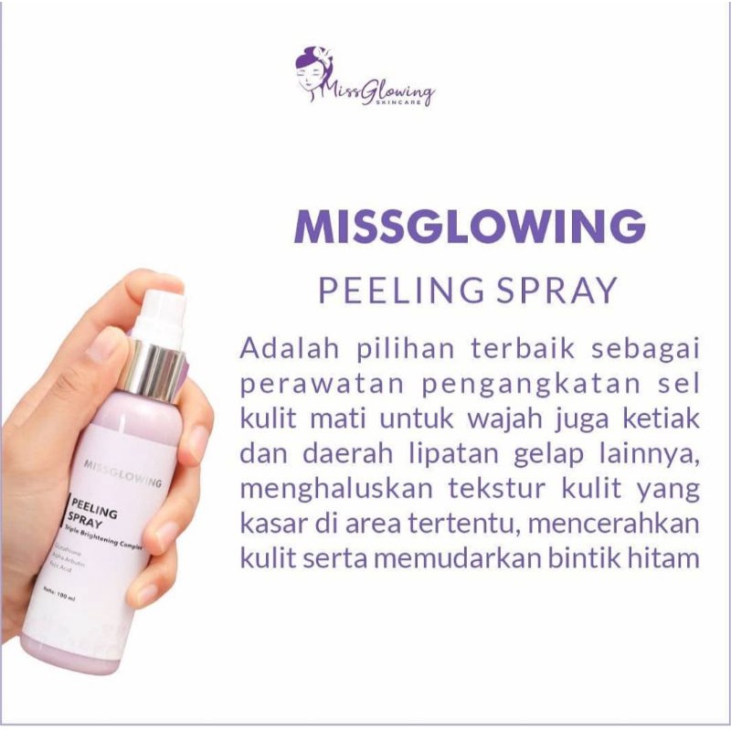 miss glowing peeling spray