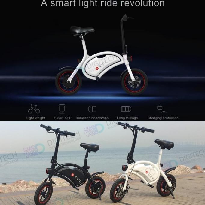 Sepeda Skuter Listrik Dyu D1 Seated Electric Scooter Bike