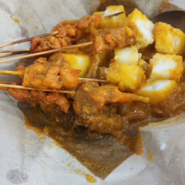 

Sate mantab komplit renyah
