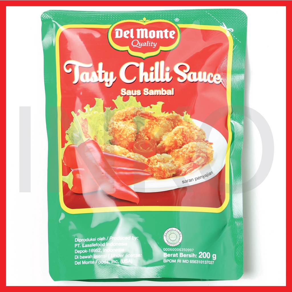 

DELMONTE SWEET CHILLI SAUCE SAUS SAMBAL MANIS STANDING POUCH 200GR