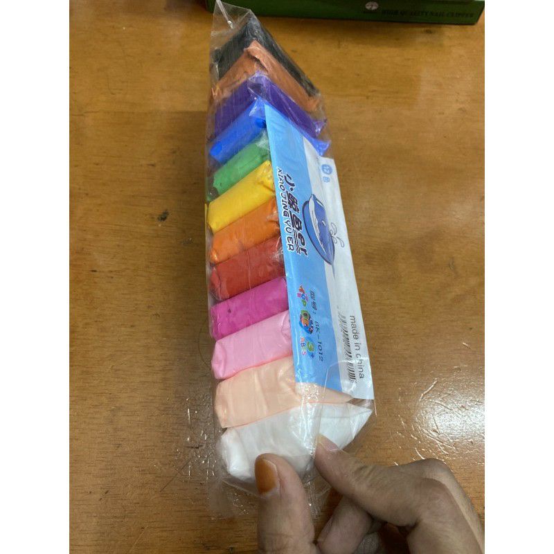 Clay Lilin Mainan Anak isi 12 pcs Warna Edukasi malam lilin SLIME Murah Clay Dough Colour Play