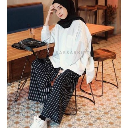 ilook | Kulot yomi | cela kulot | kulot salur | fit to L bahan semi scuba