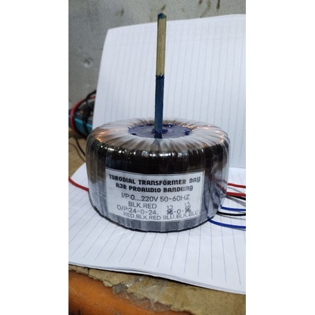 Trafo donat 5a 24v ct 24v