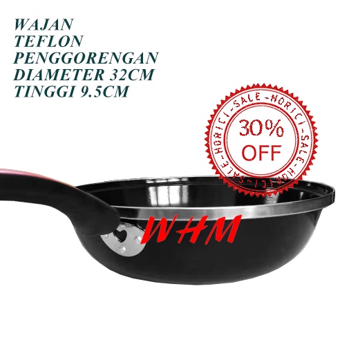 Wajan Bagus 32CM Wajan Bagus Teflon 32cm / Wajan Penggorengan Teflon 32cm