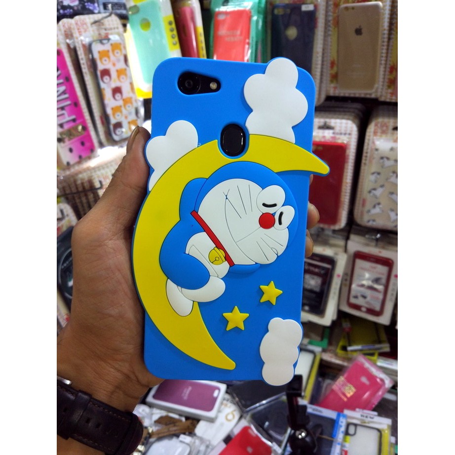 Casing Hp  For Xiaomi Note 5a 3d Silikon Kartun Doraemon 