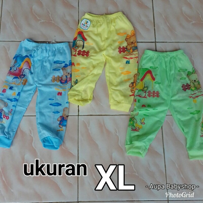 "Celana panjang bayi Ukuran XL 1 LUSIN Newborn bagus murah"