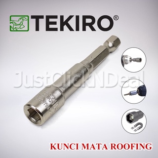 Tekiro Kunci Mata Roofing Baut Baja Ringan Magnetic Hex Nut