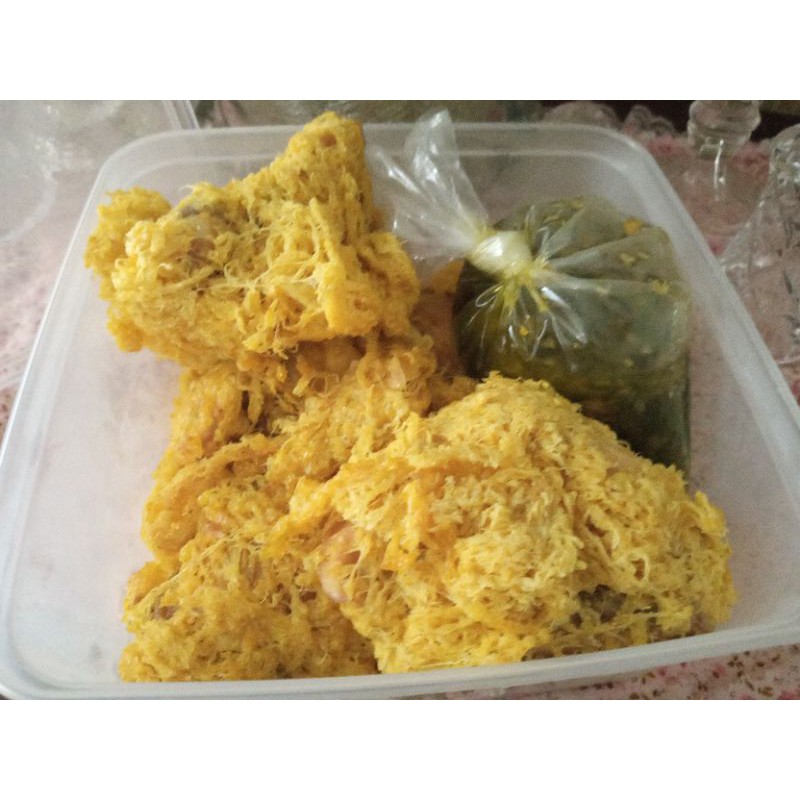 

ayam telur , ayam goreng enak 5 potong