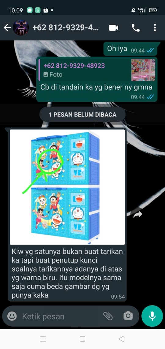 Lemari Plastik Mega Msc Printing Premium