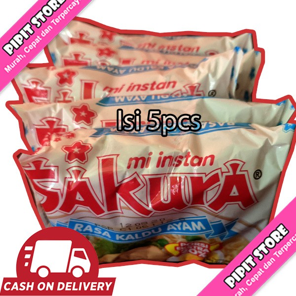 

Mie Instan Jadul Legendaris Sakura Kuah Kaldu Ayam Isi 5pcs