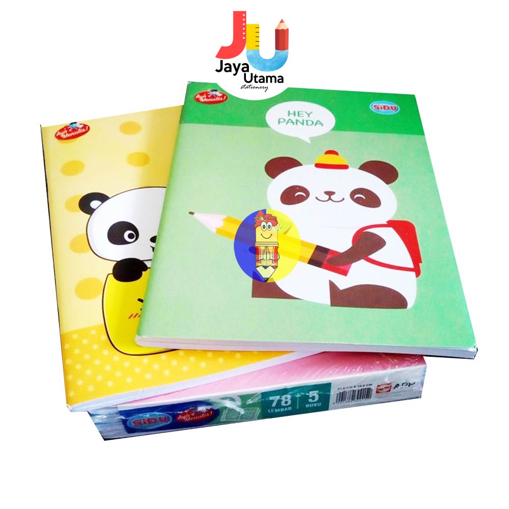 

Sinar Dunia Buku Tulis 78 Lembar (5 Pcs)