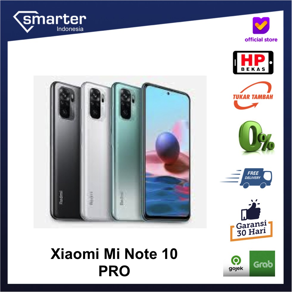 Xiaomi Redmi Mi Note 10 PRO 256GB Handphone Second Preloved Smartphone