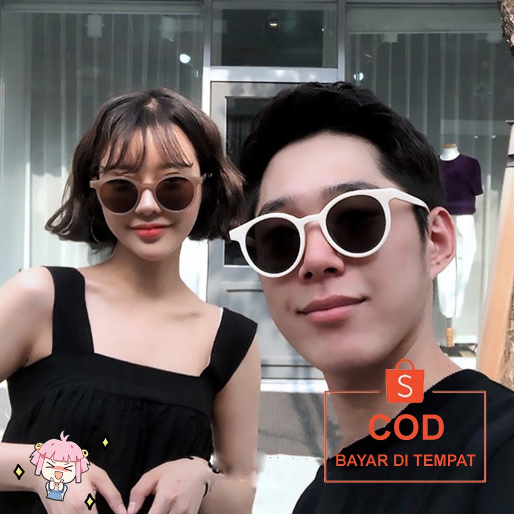 ✅COD Kacamata Fashion Retro Kucing Anti Radiasi Hitam Photocromic Aksesoris Korean Style Pria Wanita Gaya Korea