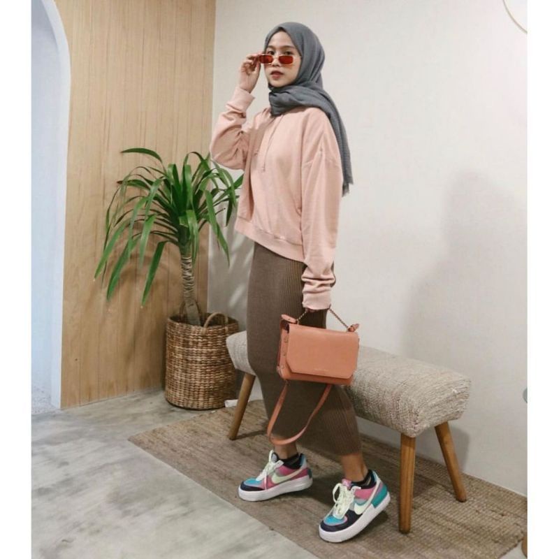 SN - Rok Rajut Premium, Rok Span Knit Tebal Premium, Rok Span Panjang, Knit Skirt