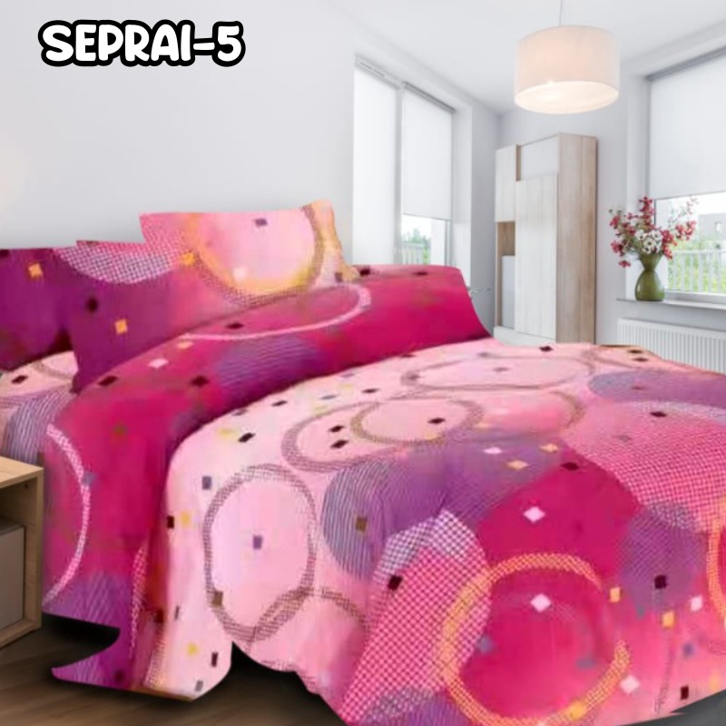 Seprai murah Sprai Single Aesthetic Monochrome seprai motif karakter high quality ukuran 200X200