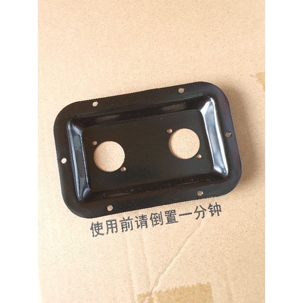 PLAT SOKET SPIKON 2LUBANG BUATAN LOKAL  METAL BESI BAGUS.