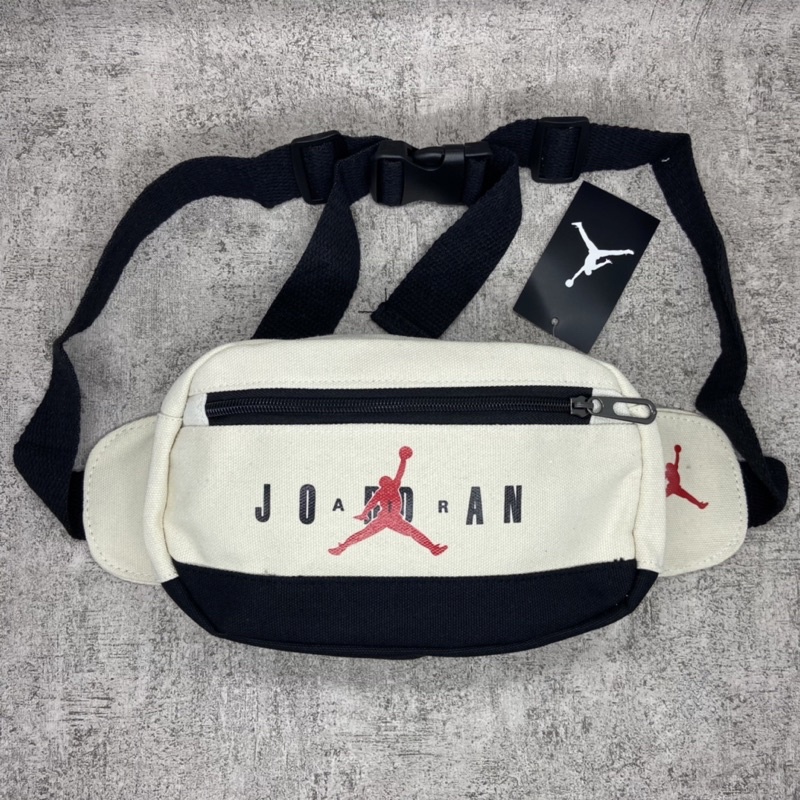 AIR JORDAN CROSSBODY WAISTBAG DOUBLE LOGO / TAS PINGGANG JORDAN DOUBLE LOGO