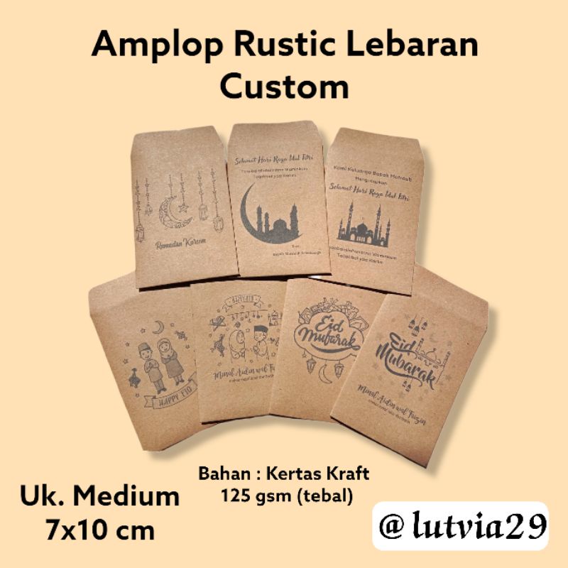 

(Langsung Kirim) Amplop Lebaran 7x10 Bisa Custom Nama Tebal Bahan Premium custom nama amplop lebaran amplop salawat Custom design amplop lebaran ukuran medium amplop lebaran siap pakai amplop lebaran kertas kraft amplop lebaran rustic amplop salawat