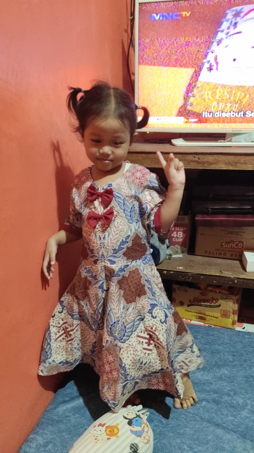 Dress Anak Aksa Batik Claressa Mahatma