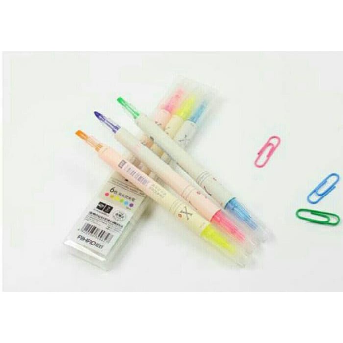 

Stabilo Warna Warni - Highlighter - Stabilo Pulpen Stabillo / Highlighter 2 Sisi Aihao X49 Produk