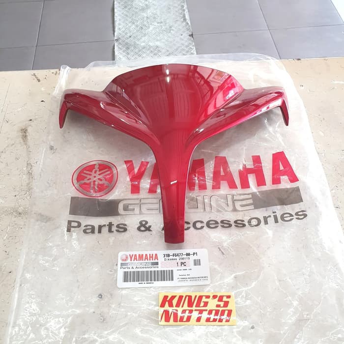 VISOR BATOK LAMPU JUPITER Z NEW 115 MERAH 31B F6477 00 ASLI YAMAHA