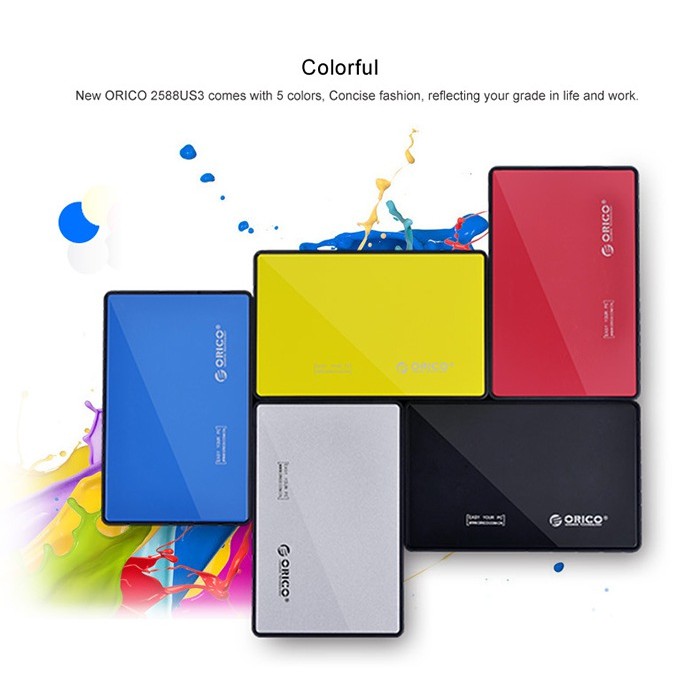 Orico 2588US3 Casing hdd 2.5 inch SATA USB 3.0 HDD Enclosure 2588 Case