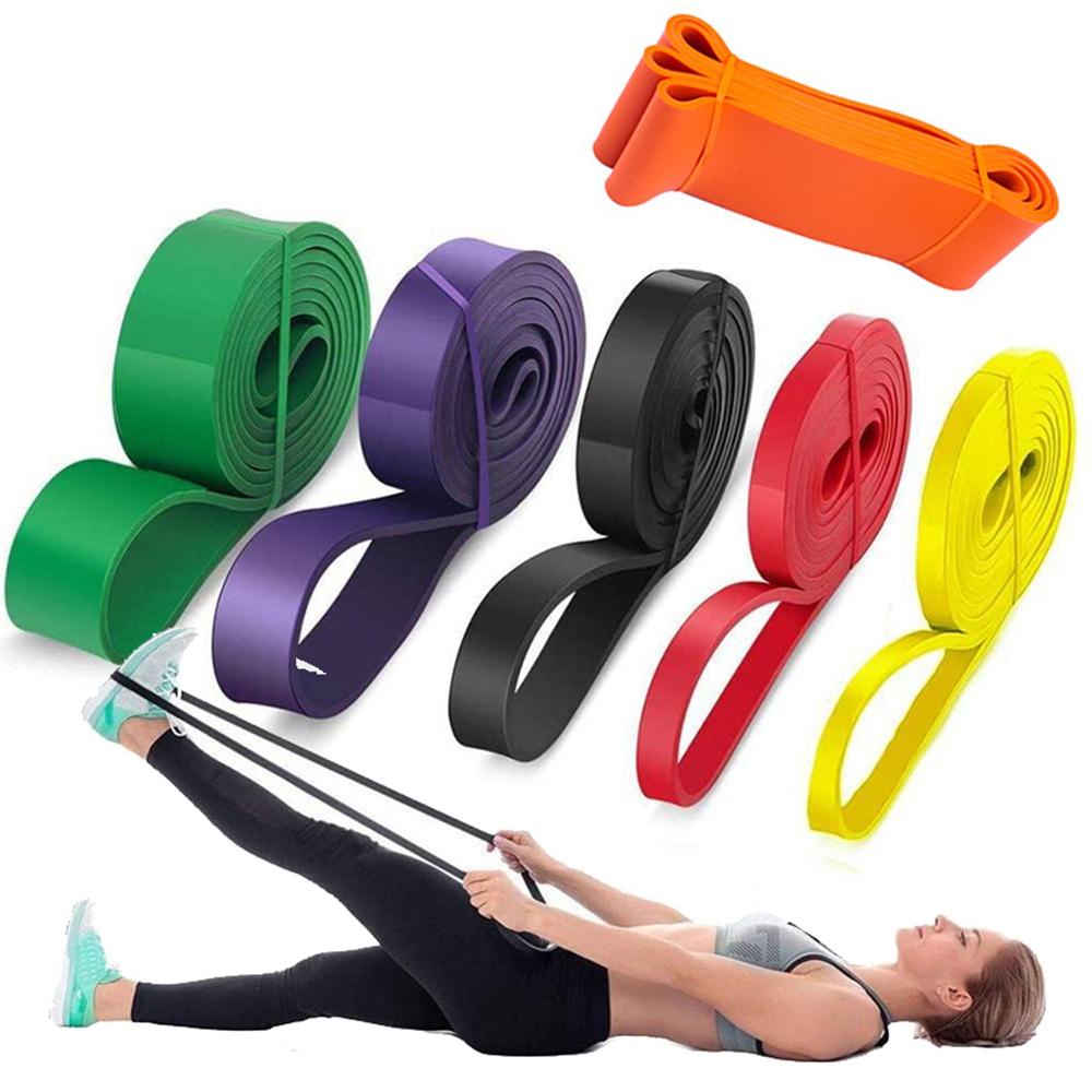 Lanfy Resistance Band Assist Latihan Terapi Fisik Elastis Untuk Wanita Pria Pelatihan Crossfit Bahu Peregangan Kekuatan Kebugaran Aksesori Olahraga