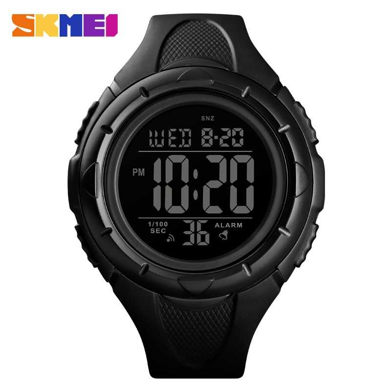 SKMEI Jam Tangan Digital Pria  1535 Aneka warna Hitam Merah Biru Hijau kuning Titanium Gray Silver P