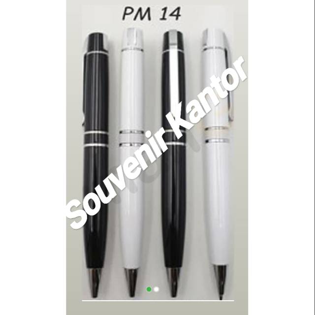 

Pen Metal PM 14 Pulpen Stainless Bisa Custom Logo/Nama