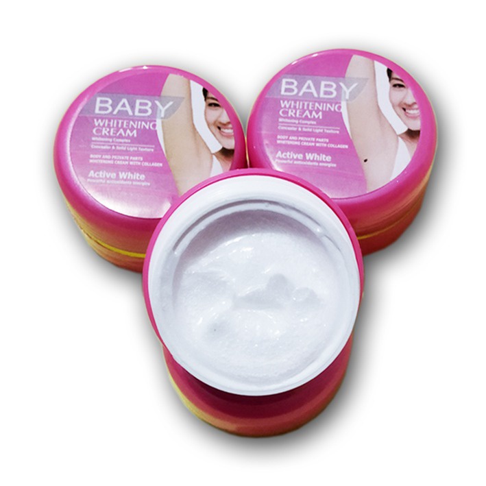 COD Pemutih Ketiak Baby Pink Whitening Cream Pemutih Shinkurim