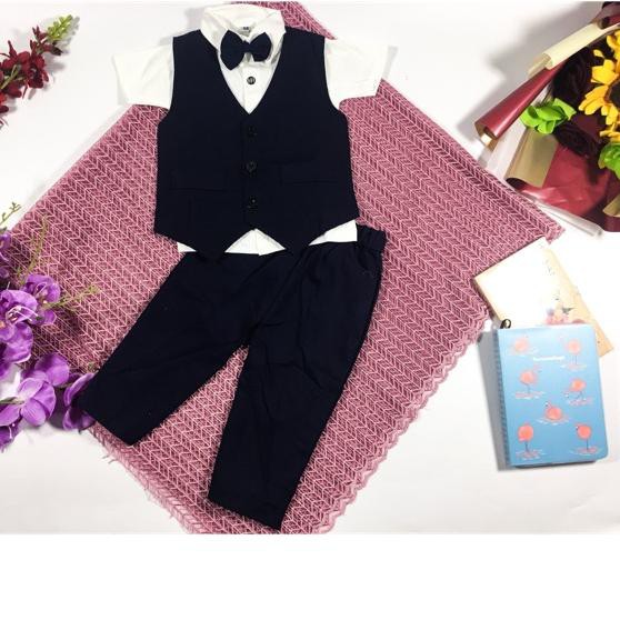 ✵▄ Setelan jas vest rompi tuxedo formal 5 6 7 8 9 10 tahun pakaian anak laki-laki pesta baju cowok