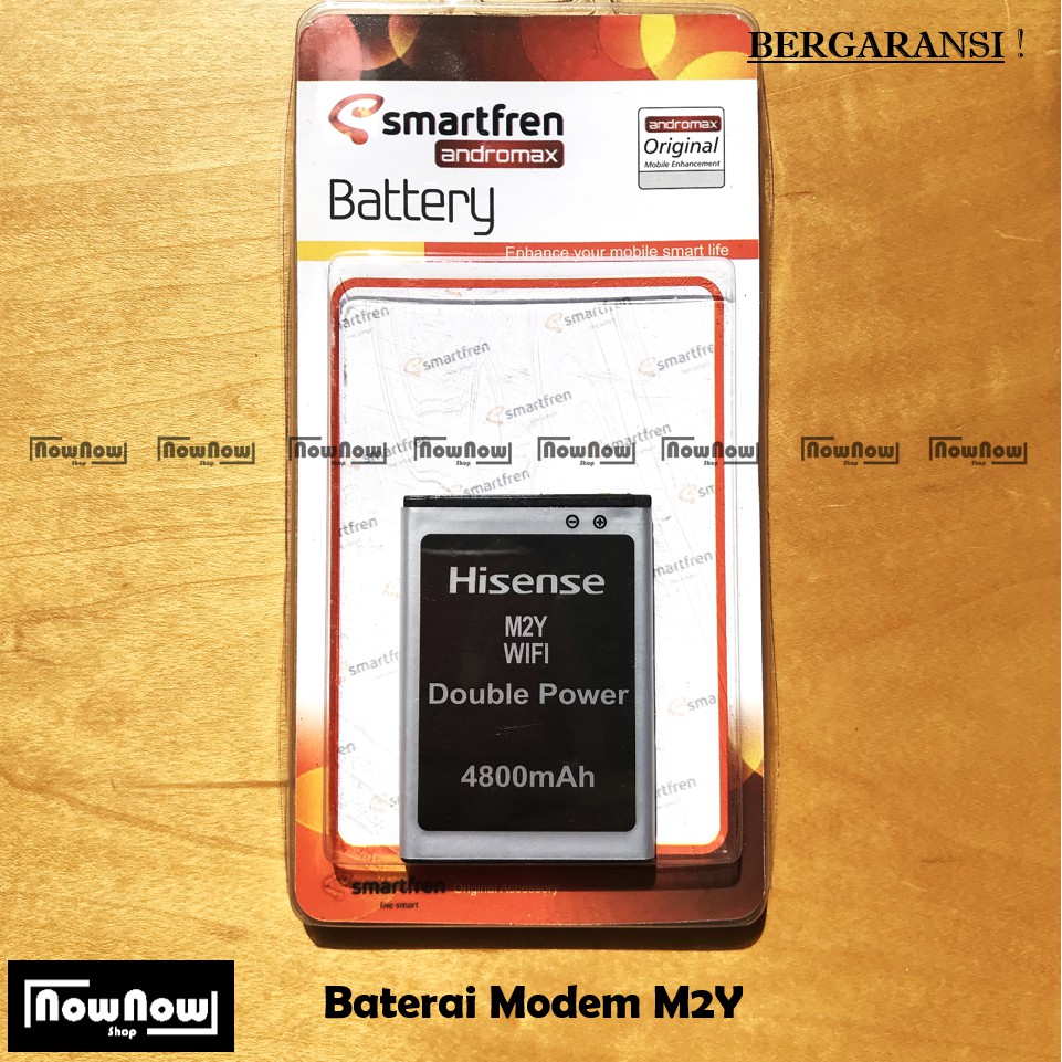 Baterai Modem Smartfren Andromax MIFI M2Y - XL Go Movimax MV-003BT H15348 H11348 DC009 M26X1H Bolt Juno MV005 Telkomsel 4G ZTE WD670 Original DOUBLE POWER Batre Battery HP