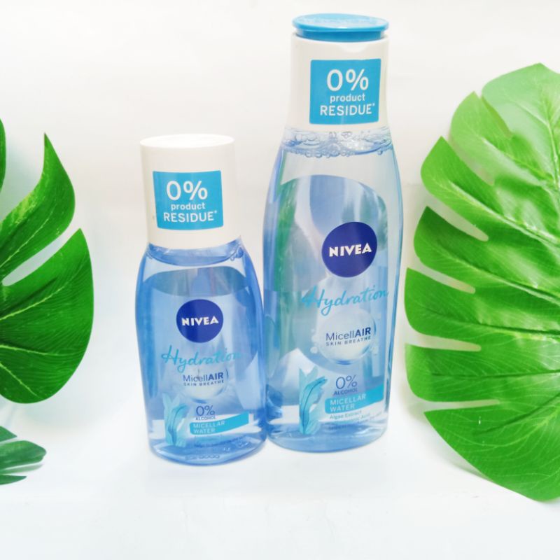 NIVEA MICELLAR AIR HYDRATION MICELLAR WATER CLEANSING WATER BIRU