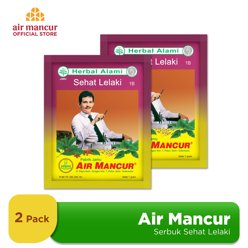 Air Mancur Serbuk Sehat Lelaki Sachet 10x7 gr - Box (2)