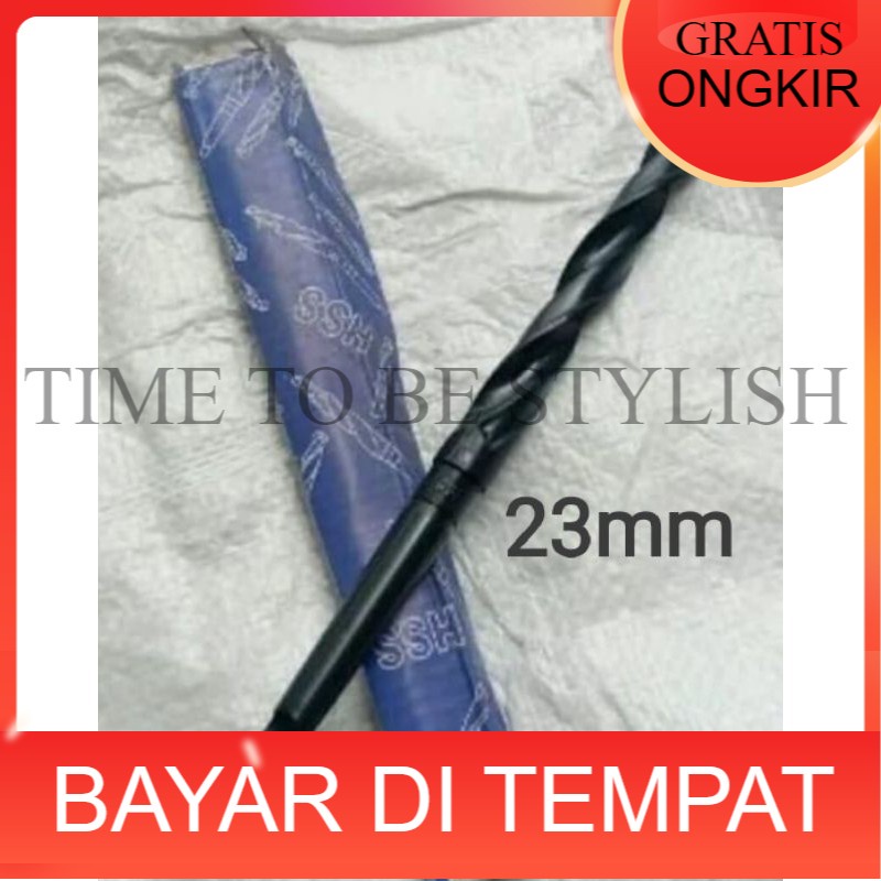Mata bor besi 23mm - matabor bubut 23mm - matabor hss 23 mm - mata bor kones 23mm
