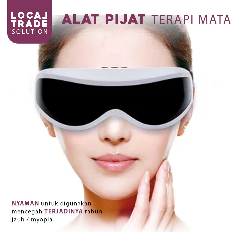 Alat Kacamata Pijat Mata Elektrik Eye Care Massager Refleksi Terapi Mencegah Rabun Jauh