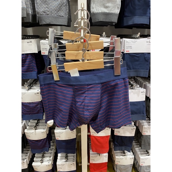 MEN Pakaian Dalam Boxer Supima Cotton UNIQLO