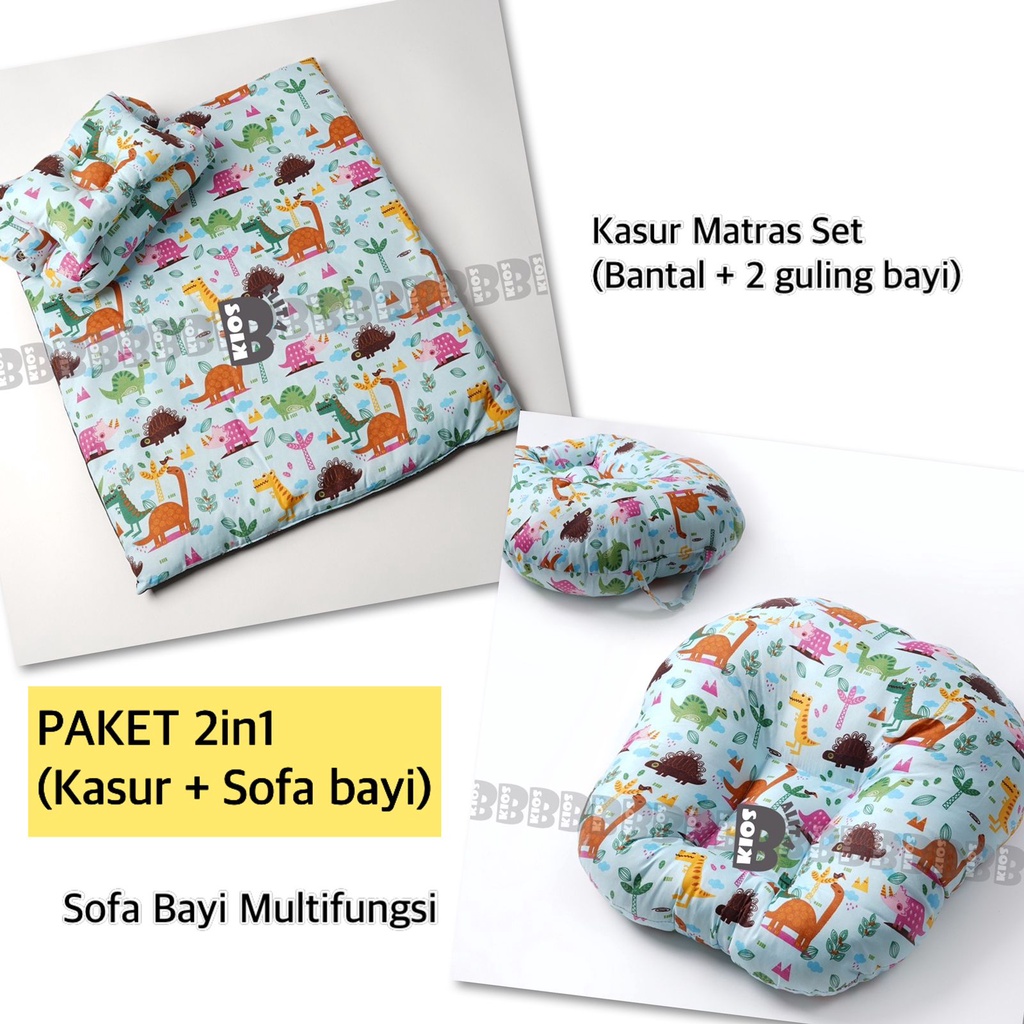 PAKET 2IN1 KASUR BAYI SET DAN SOFA BAYI MULTIFUNGSI TERMURAH