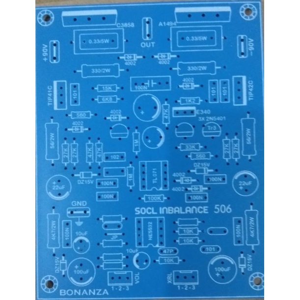 Pcb socl 506 input balance