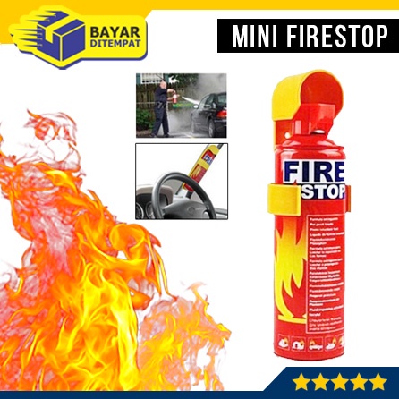 Pemadam Kebakaran Alat Ampar Semprot Mini Portable Mobil Dapur Fire Stop Spray