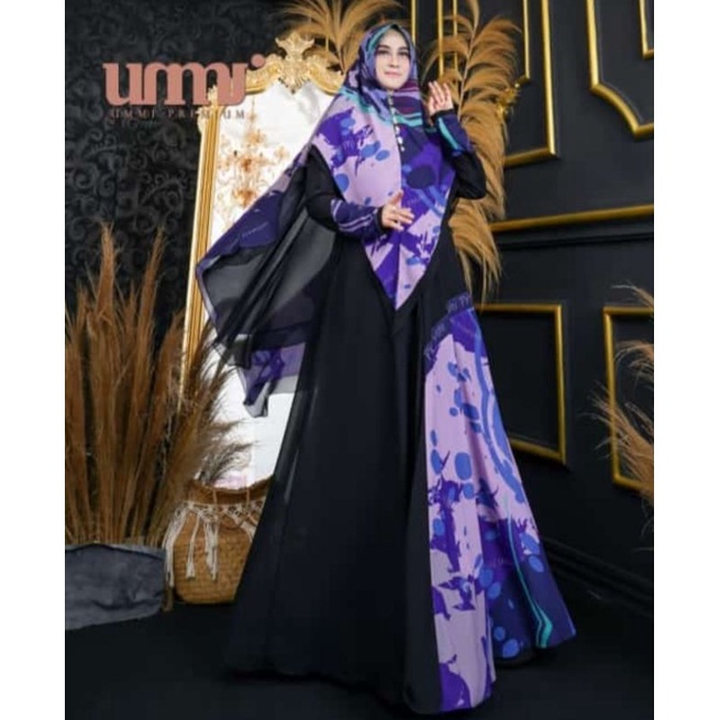 Gamis batique sutra ori